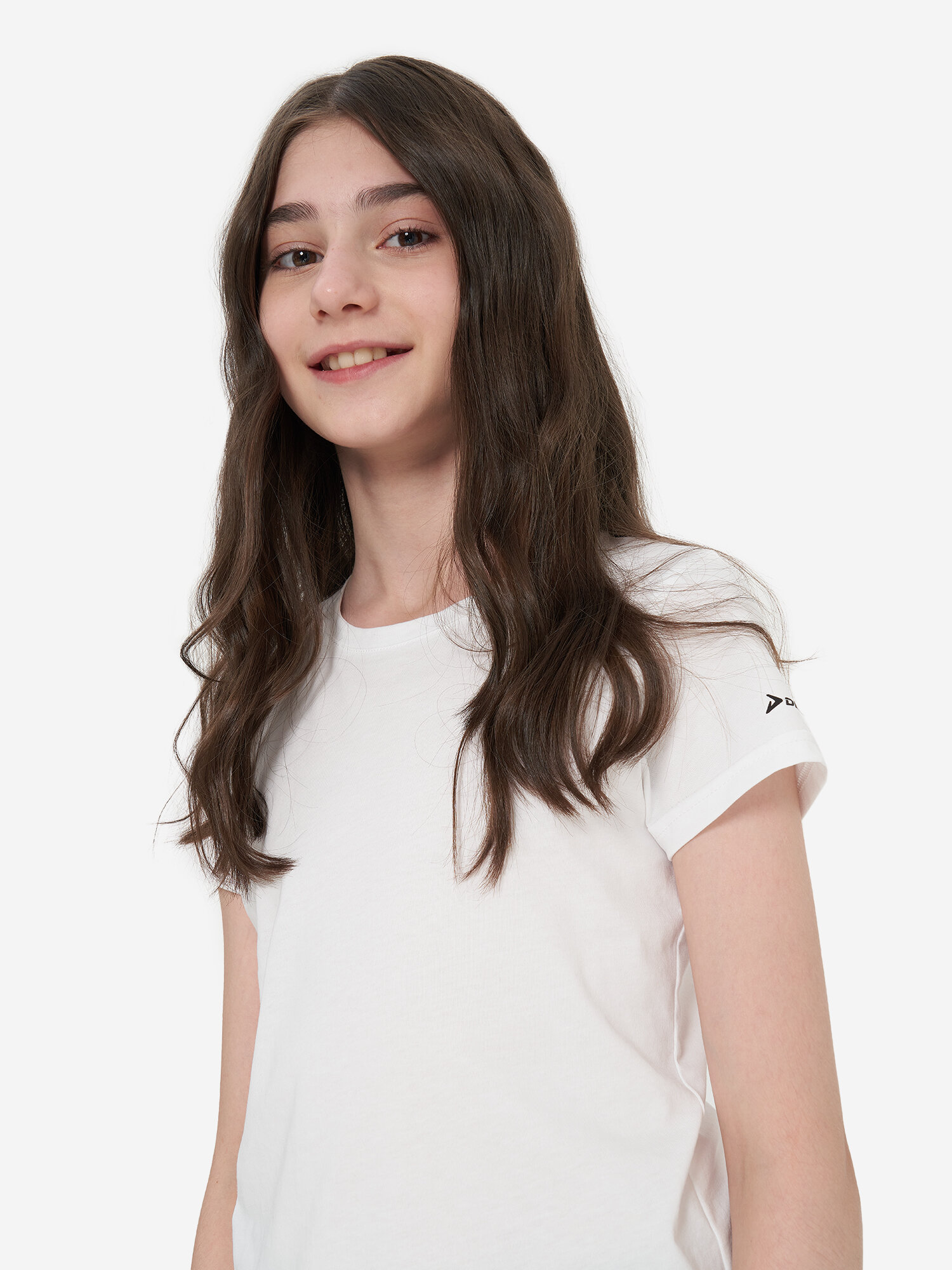 фото Футболка для девочек Demix белый, RUS: 146/152, Ориг: 146-152