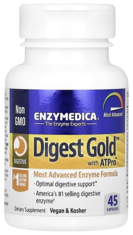 Изображение Enzymedica Digest Gold with ATPro 45 капсул