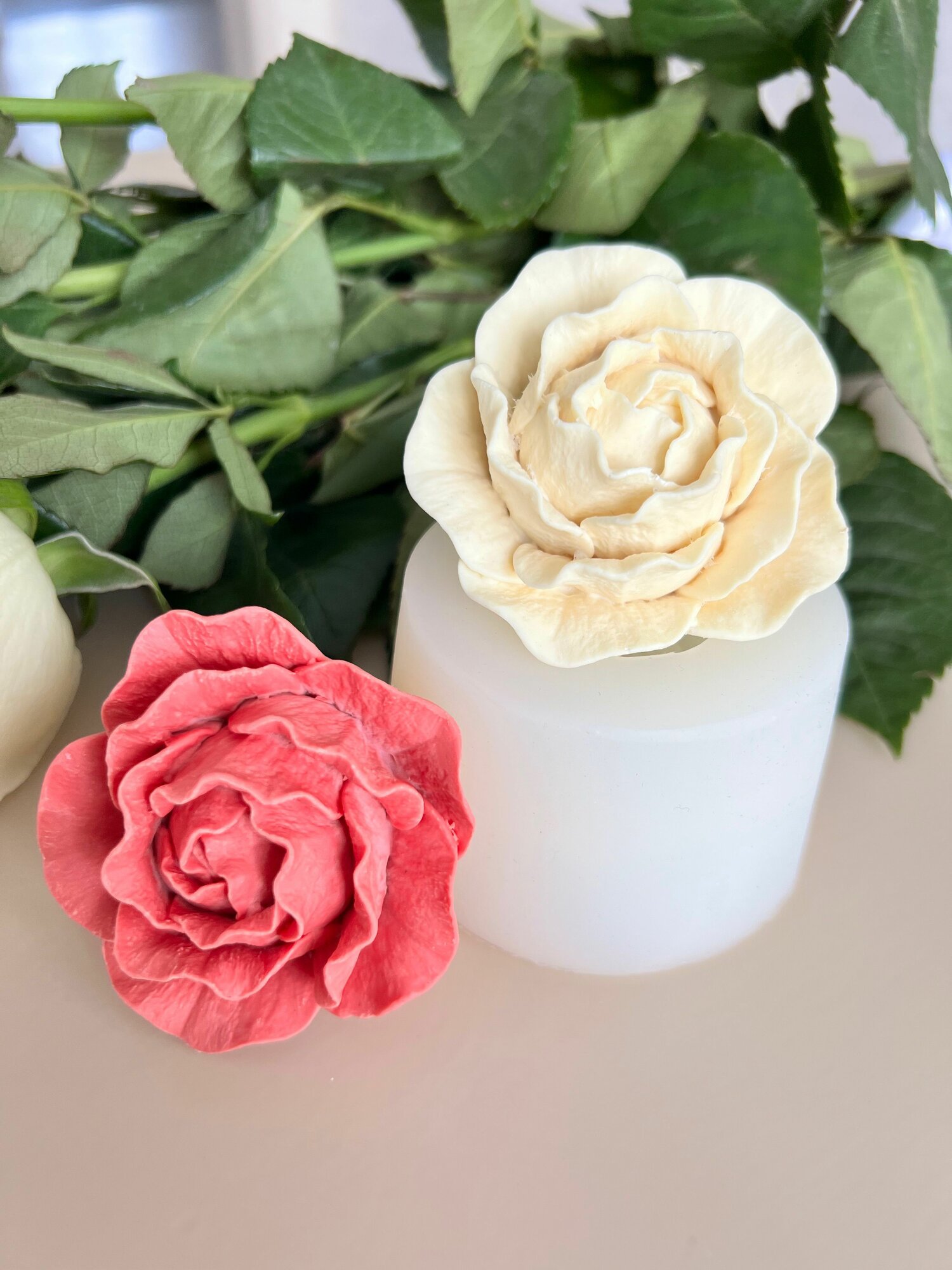 Молд силиконовый Роза пионовидная