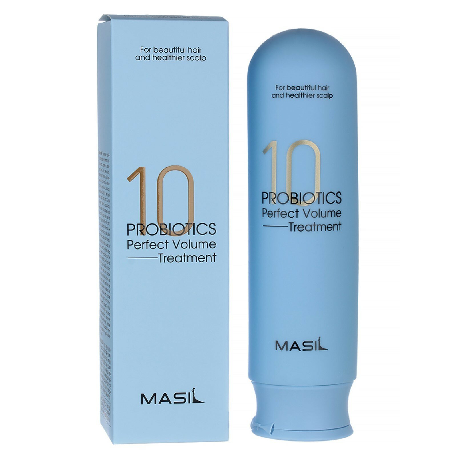 Профессиональный бальзам для объема волос Masil "5 Probiotics Perfect Volume" с пробиотиками 300 мл.