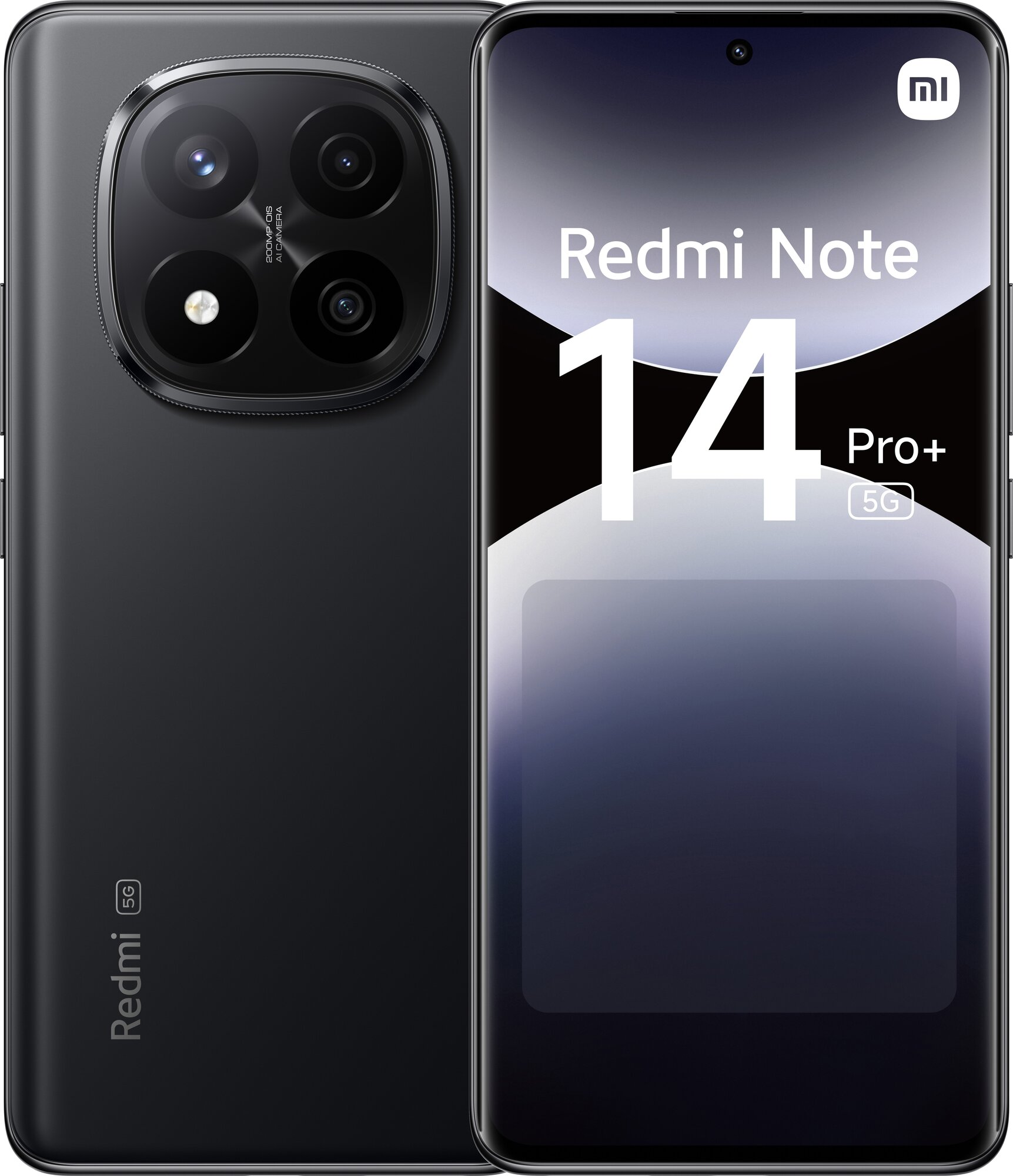 Смартфон Xiaomi Redmi Note 14 Pro Plus 12/512 ГБ RU, Dual: nano SIM + eSIM, midnight black (Черный) Ростест (EAC)