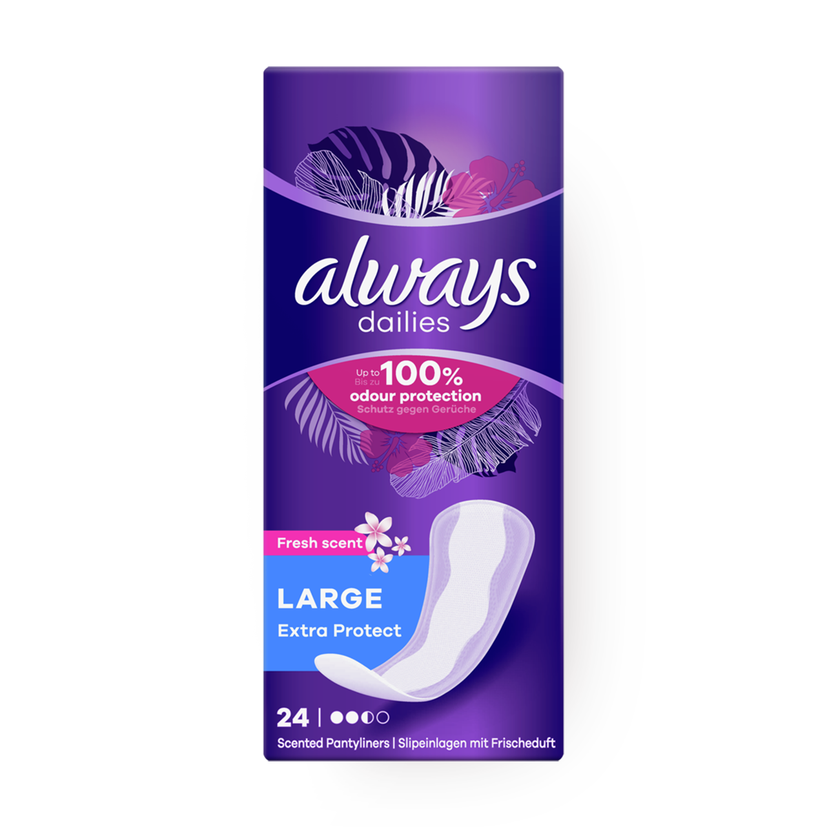 Прокладки ежедневные Always Large, 24 pc.