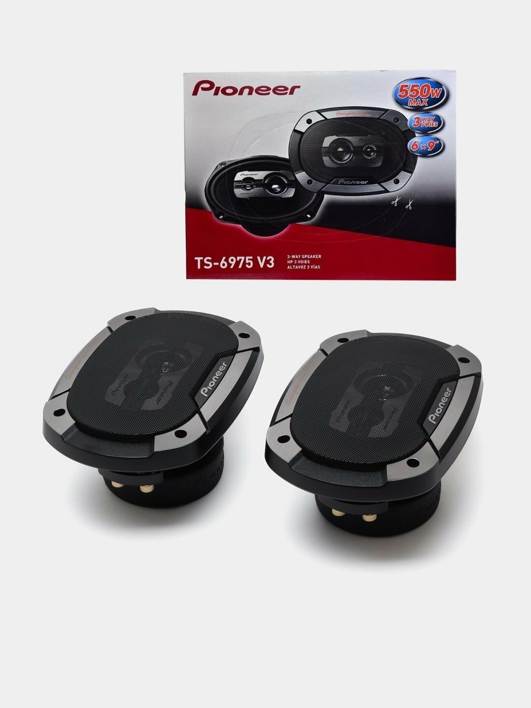 Автомобильная акустика TS-6975V3 Pioneer, чемпион серия, трехполосная, непрессованные диффузоры — фото 1