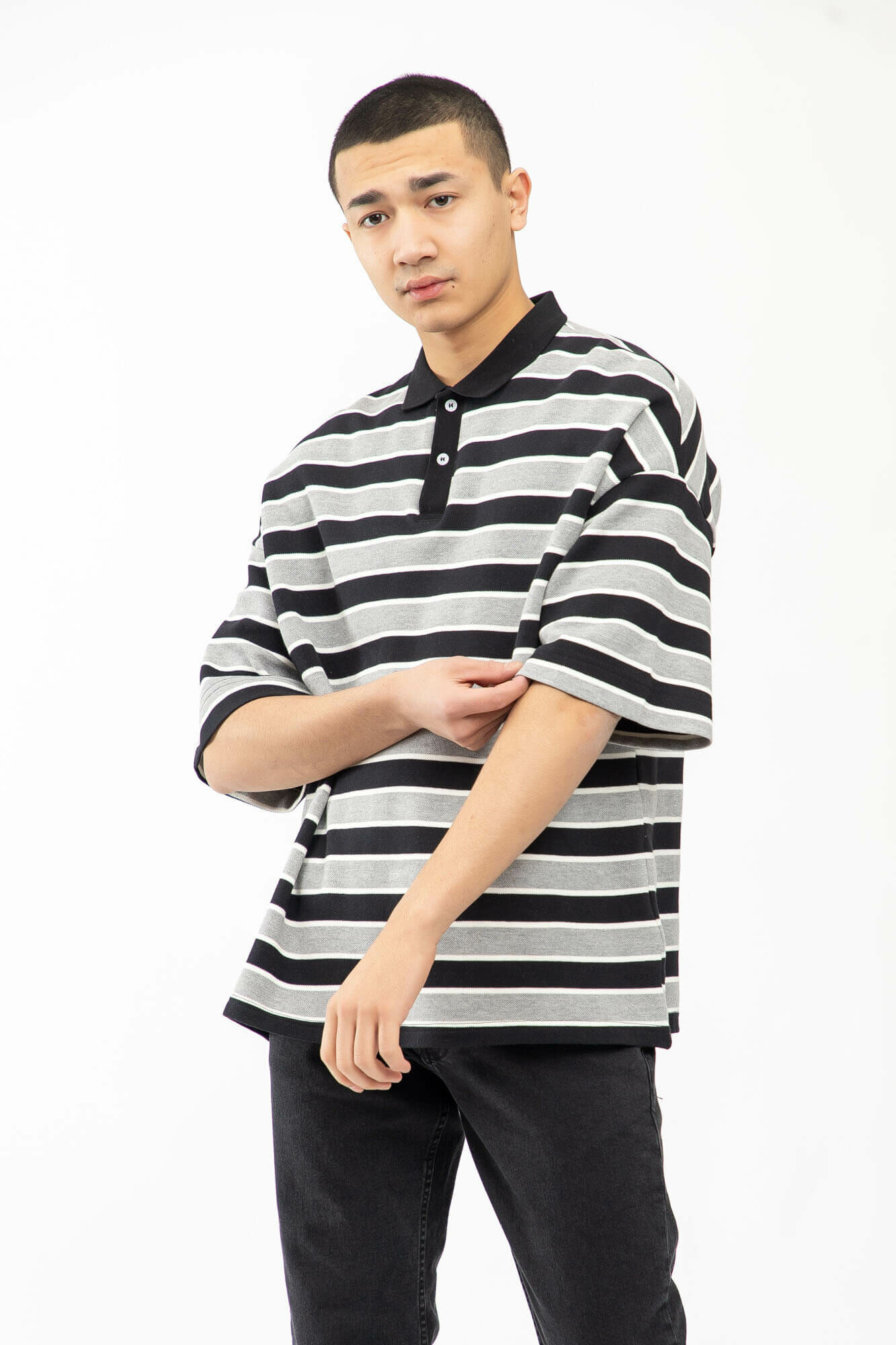 Поло спортивное TERRA PRO, размер L, black — фото 1