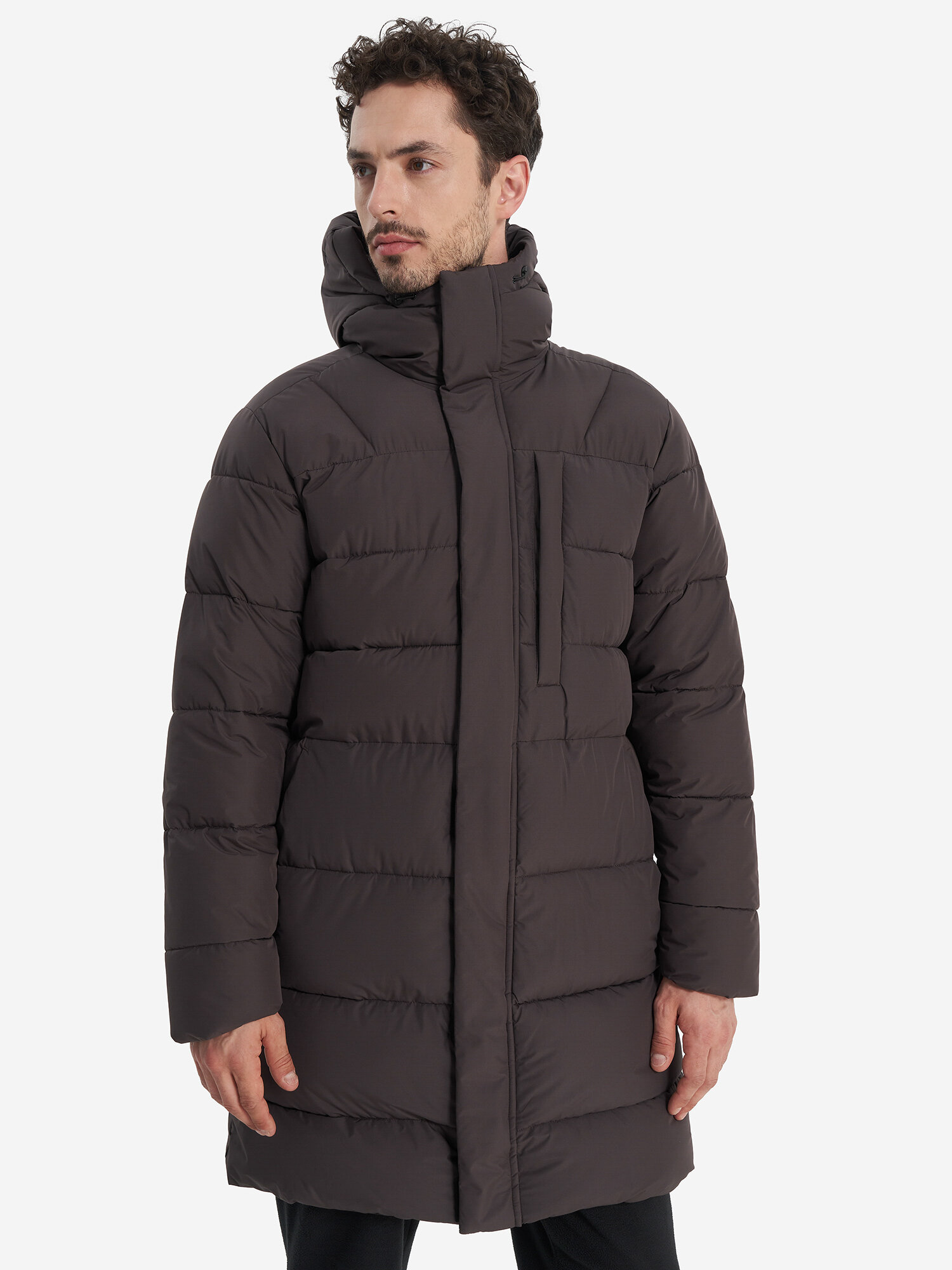 Пуховик Northland, размер 50, темно-коричневый — фото 1