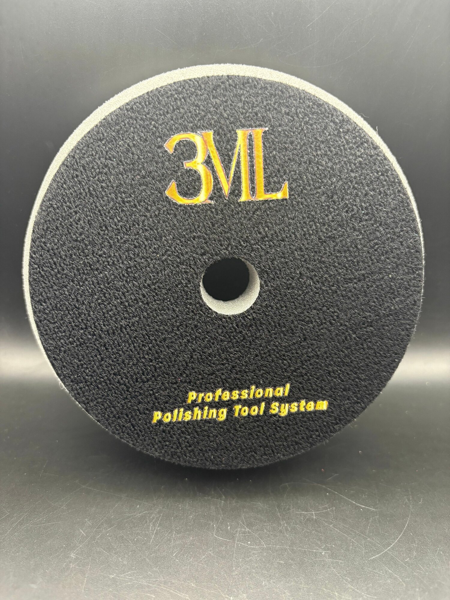 Круг полировальный на липучке 3ML серый RFP (диаметр: посадочный 130 мм, рабочий 150 мм) — фото 1