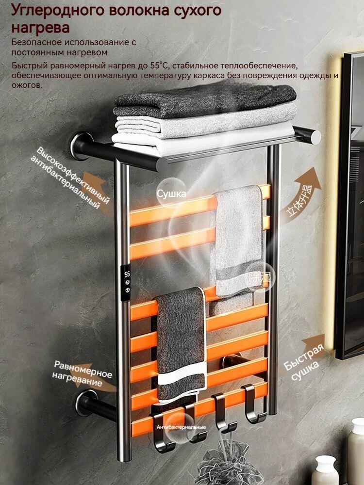 Электромотоциклы Xiaomi XIAOMI MIJIA Полотенцесушитель Электрический Трапеция