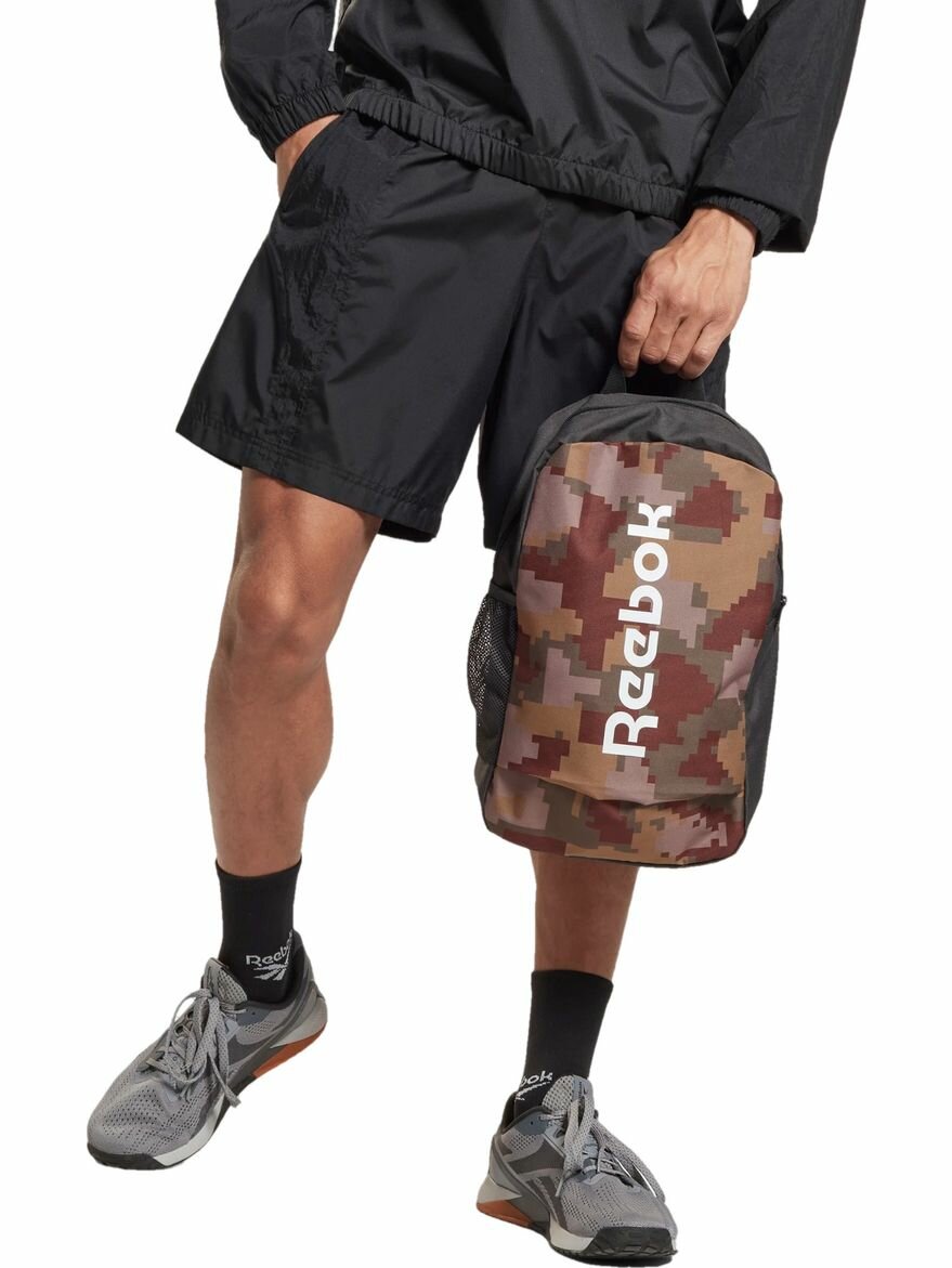 Сумка Reebok, 25.25х38х38 см, коричневый — фото 1