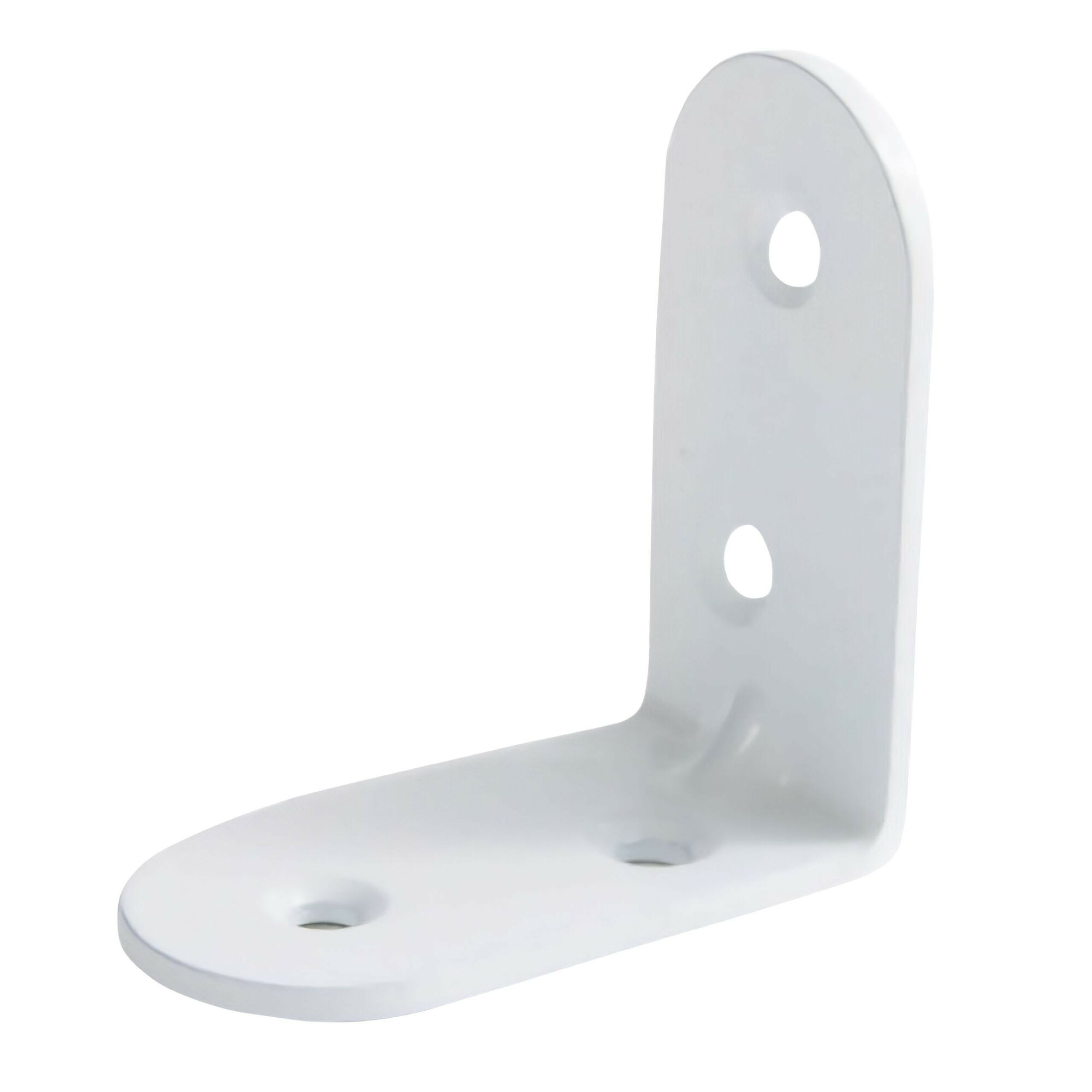 Уголок мебельный 61W усиленный 40х40х20 мм 90 градусов белый