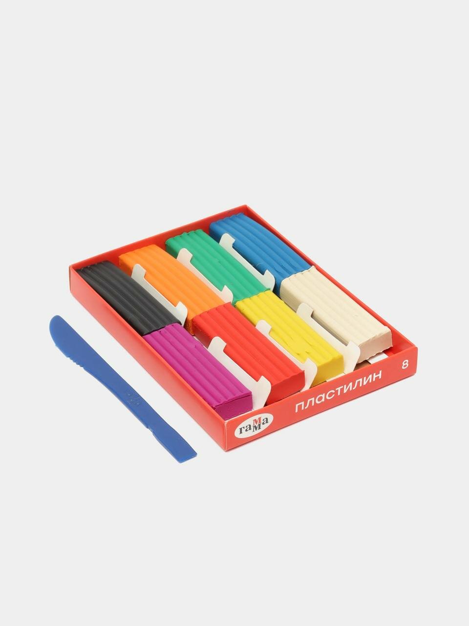 Пластилин " Гамма " Мультики, 8 цветов — фото 1