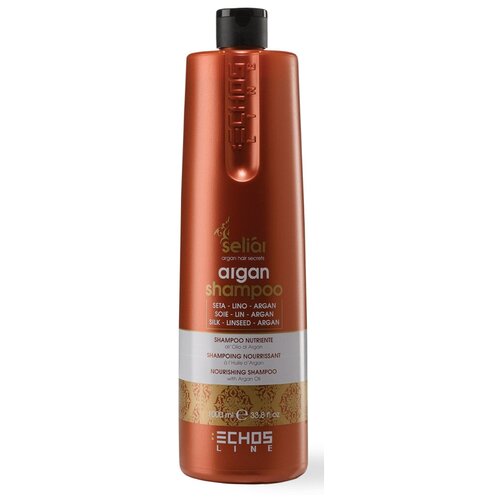 Шампунь питательный на основе масла Аргании 1000 мл Экос Лайн Echos Line ARGAN SHAMPOO ECHOS LINE