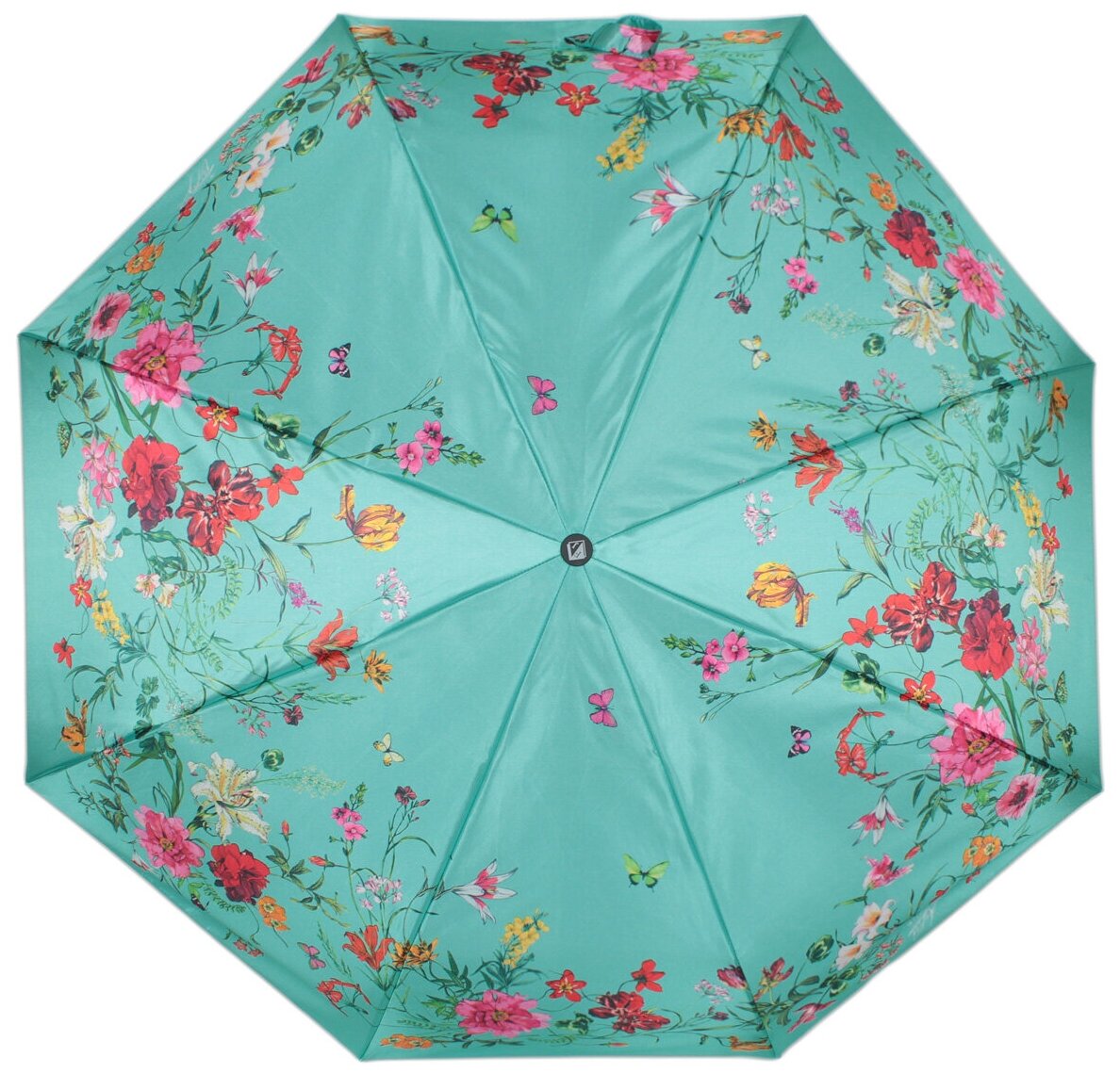 Зонт женский Flioraj, 100116 бирюзовый