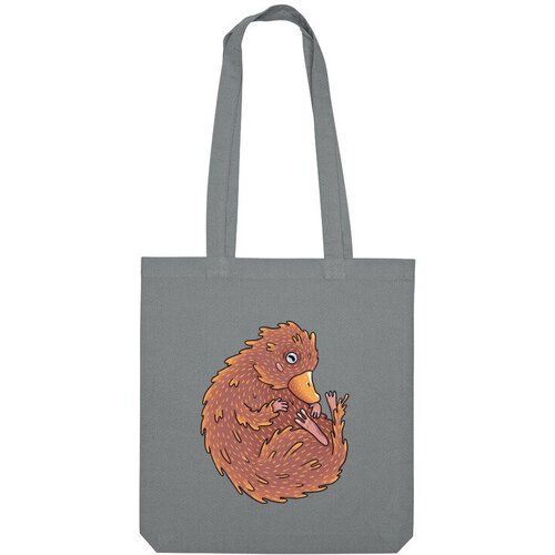 фото Сумка шоппер us basic, серый