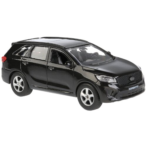 Внедорожник ТЕХНОПАРК KIA Sorento Prime SB-17-75-KS-N(SL/BL)-WB 1:32, 12 см, черный технопарк модель sb 17 75 ks s wb kia sorento prime спорт технопарк в коробке