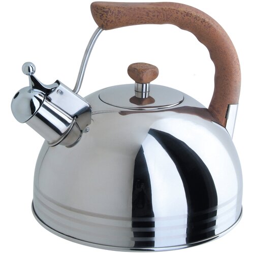 фото Regent inox чайник со свистком linea tea luxe 93-2503b.2 3.8 л, серебристый