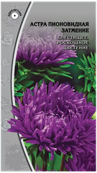 Семена Ваше Хозяйство Астра Затмение Растение компактное, высотой 50-60см. Соцветия пионовидные, диаметром 8-10см, темно-фиолетовые с блеском. Язычковые цветки прижаты друг к другу и загнуты в середину. Цветет август - сентябрь. Предпочитает солнечные места. Используют для посадки в цветниках, на рабатках и на срезку. 0,2гр.