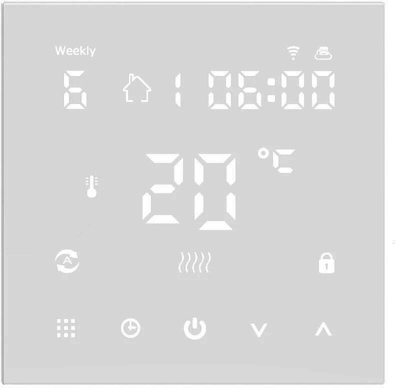 Умный Zigbee терморегулятор/термостат Ya-ZB607W — купить в интернет-магазине по низкой цене на Яндекс Маркете