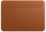 Аксессуар Чехол Wiwu для APPLE MacBook Air 13 Skin New Pro 2 Leather Sleeve Brown 6973218931296