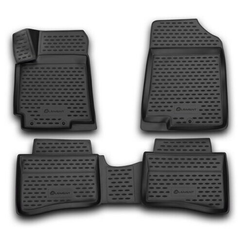фото Коврики в салон element vw passat b5, 1996-2005, 4 шт. (полиуретан, серые), nlc.51.09.211k