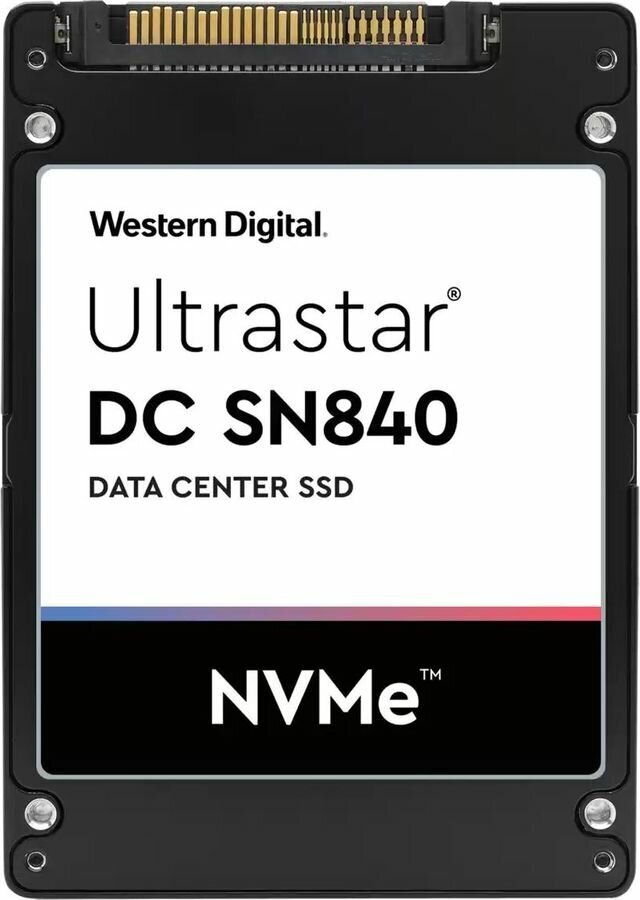 SSD накопитель WD Ultrastar DC SN840 WUS4C6416DSP3X1 1.6ТБ, 2.5", PCI-E 3.1 x4, NVMe, U.2 SFF-8639 [0ts1874]