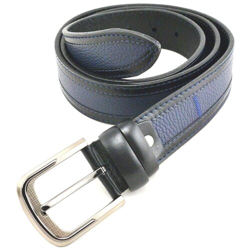 фото Мужской джинсовый ремень maybik синий 40супер-54 длина 150 см