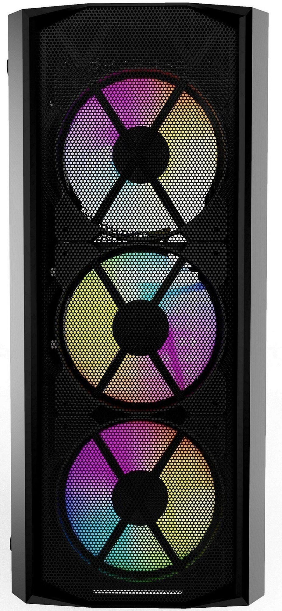 Корпус Powercase Rhombus X3 Mesh LED 3x120mm 5-color CMRMX-L3