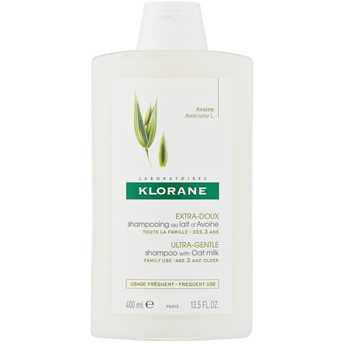 Klorane шампунь Ultra-Gentle, Protecting with Oat Milk, 400 мл