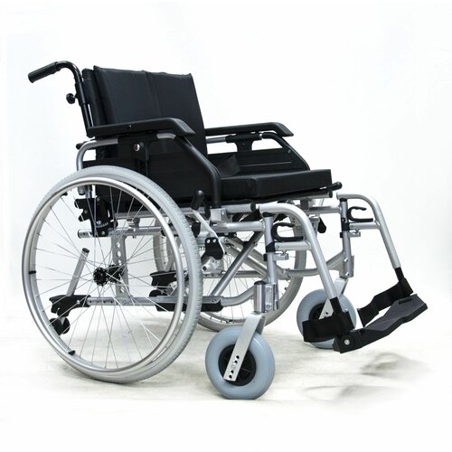 Кресло-коляска инвалидная механическая Omega 245, повышенной грузоподъемности