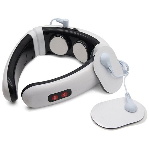 Массажер для шеи и плеч Neck Massager KL-5830 микротоковый электроимпульсный 3 режима; массажер для тела электрический; электроимпульсный массажер