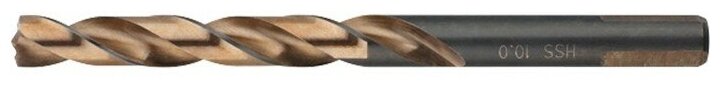 Сверло спиральное по металлу, 3.2 x 65 мм, Р9М3, многогранная заточка, 2 шт Барс (арт. 71852)