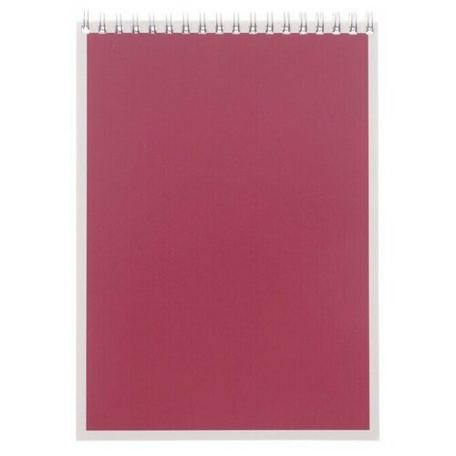 Блокнот А5, 40 листов в клетку на гребне 