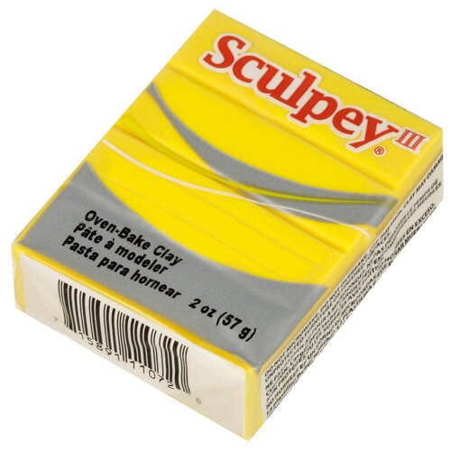 Sculpey III полимерная глина S302 57 г 072 желтый