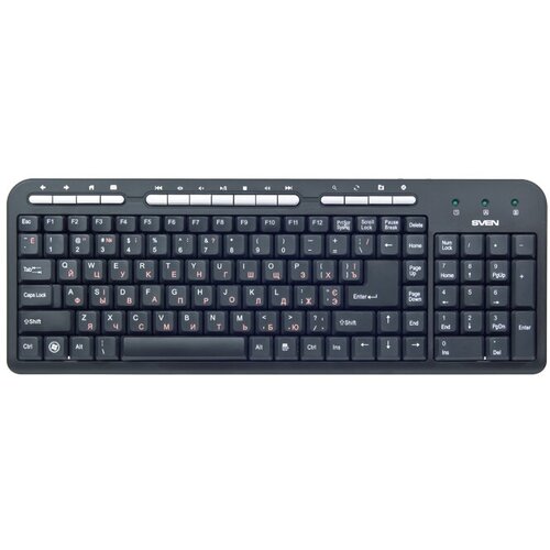 Клавиатура SVEN Standard 309M Black USB черный 69000₽