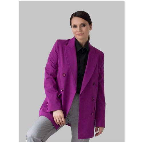 Пиджак LeNeS brand, размер 44, фуксия, розовый