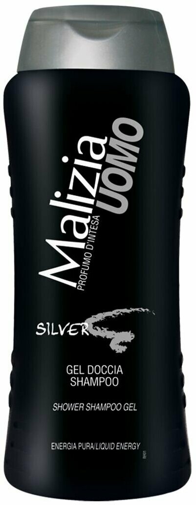Malizia Шампунь и гель для душа 2в1 Silver 250мл