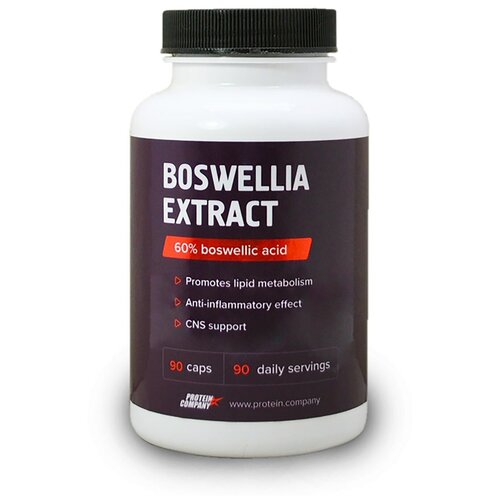 Капсулы PROTEIN.COMPANY Boswellia extract Экстракт босвеллии, 90 г, 250 мл, 90 шт.