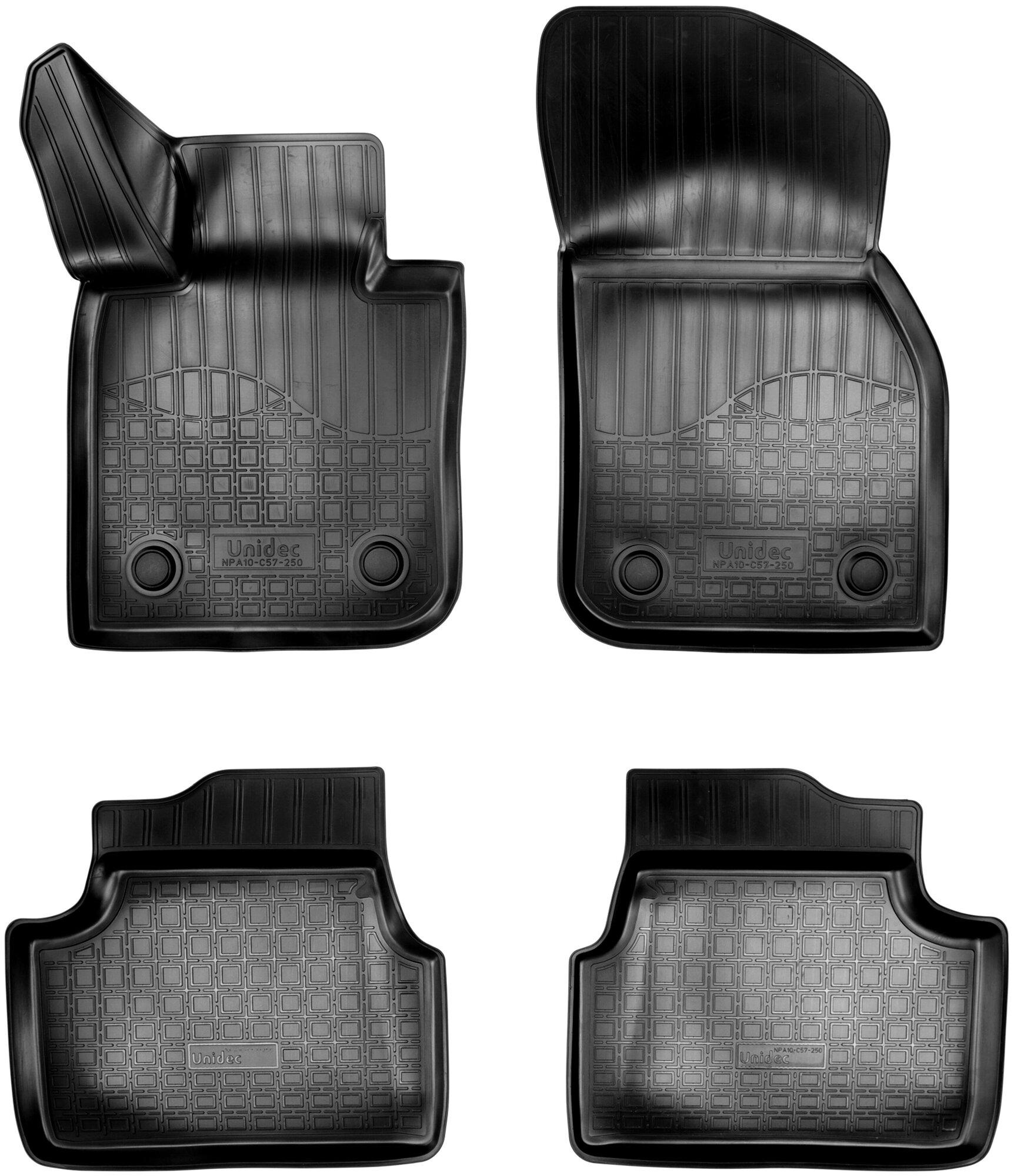 Коврики салона (полиуретан) Mini Hatch (F56) 3D (5 дв.) (2014-2018),NPA10-C57-250