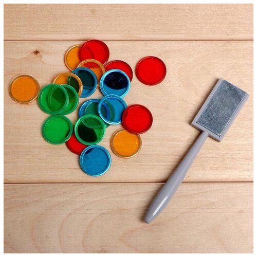 фото Развивающий набор zabiaka "магнитный жезл", с фишками мини (5205050)