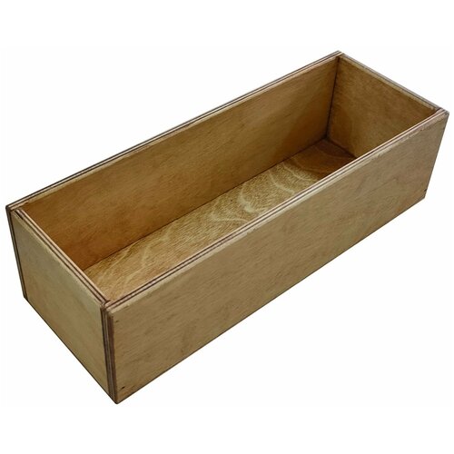 Ящик для цветов ZELwoodBOX, 37х13,5х10,4 см, дуб коньяк, 1 шт.