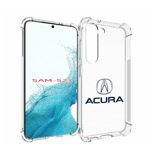 чехол mypads acura акура для samsung galaxy xcover pro 1 задняя панель накладка бампер Чехол MyPads acura-акура-2 для Samsung Galaxy S23 задняя-панель-накладка-бампер