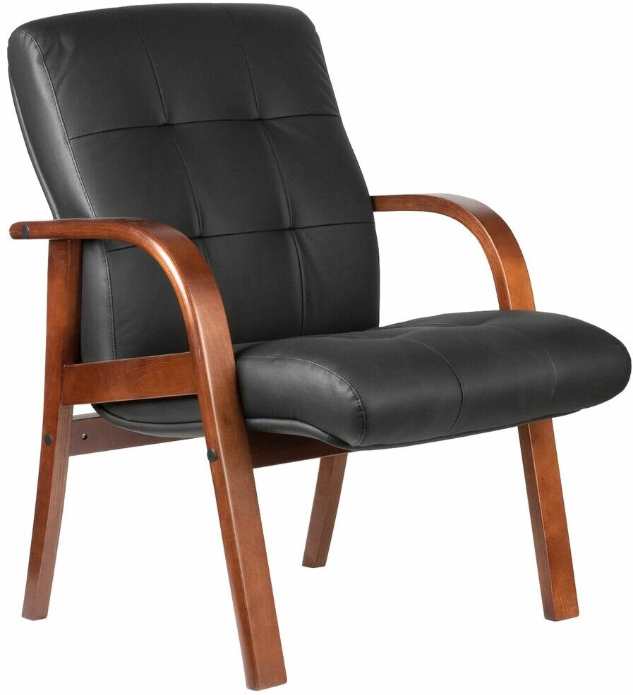 Конференц-кресло Riva Chair M 165 D/B черное кожа