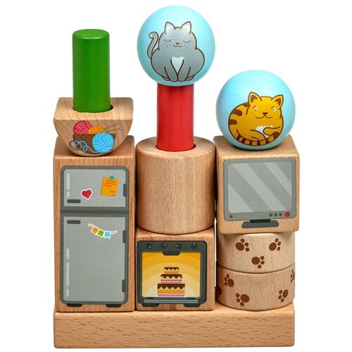 пирамидка Игривые кошки