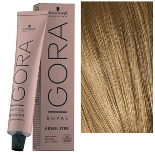 Schwarzkopf Professional, Igora Royal, Absolutes Age Blend, 8-50 стойкая крем-краска для зрелых волос, Светлый русый золотистый натуральный, 60 мл