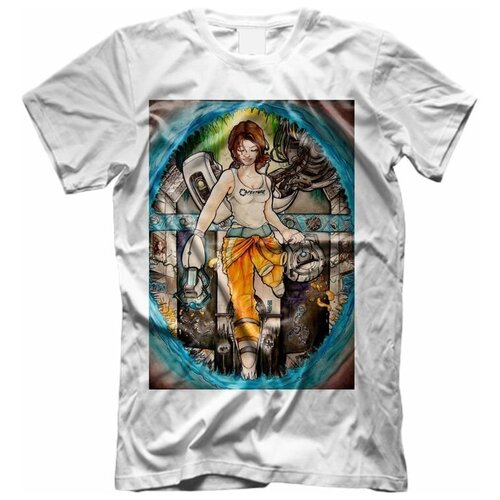 Футболка Portal 2, Портал 2 №3, 64, 8XL