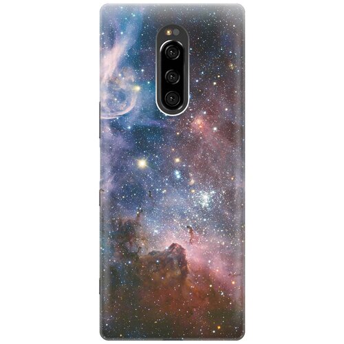 фото Re:pa накладка transparent для sony xperia 1 / xz4 с принтом "космос"