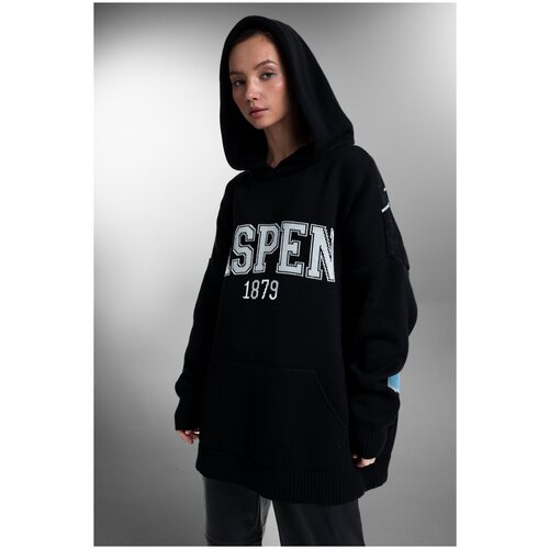 фото Вязаный худи aspen black label.b