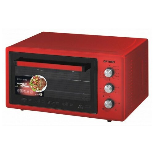 Духовка электрическая Optima OF-48RR красный 915800₽