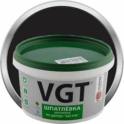 Шпатлевка по дереву венге 1кг экстра VGT шпатлевка акриловая по дереву vgt экстра 1кг дуб светло серый