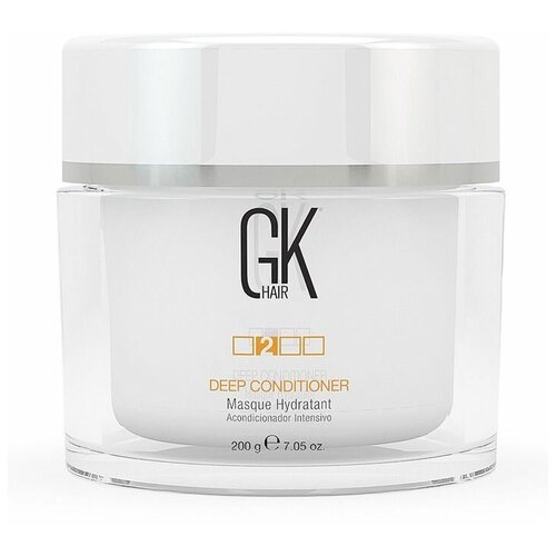 GKhair Маска кондиционирующая Deep Conditioner Hair Treatment, 200 г, 200 мл, банка gkhair кондиционер для волос shield juvexin color protection 650 мл