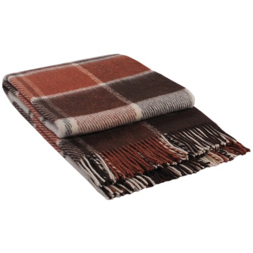 фото 05-03 бел/тер/кор 140х200 эльф плед новозеланд. шерсть vladi